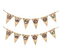 ASVP Shop Alice in Wonderland Bunting Hanging Vintage Look Party Supplies For Mad Hatter Tea Parties