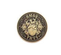 ASVP Shop Amor Fati Coin - Stoic Coin - Challenge Coin for Daily Stoic Practice