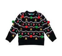 ASVP Shop Christmas Jumper 3D Kids Boys Girls Jumper Xmas Funny (1-2 Years)