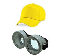 ASVP Shop Funny Cartoon Character Goggle Glasses Eyes - Yellow Character - For Halloween Carnival Costume Parties