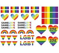 ASVP Shop Gay Pride LGBT Rainbow Temporary Tattoos