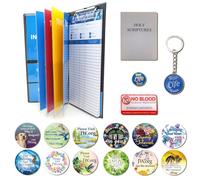 ASVP Shop JW Ministry Essentials Gift Pack: Organizer, Notepad, Pin Badge, Keyring, Stickers & More! (10 x 5 inches)