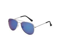 ASVP Shop® Kids Silver Mirrored Gold Black Lens Sunglasses UV 400 Boys Girls Childrens Childs (Blue Mirror)