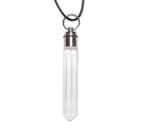 ASVP Shop Kyber Galaxy Crystal Handcrafted LED Glowing Replica Pendant Necklace, Resin, No Gemstone, White