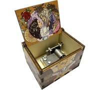 ASVP Shop Labyrinth Inspired Music Box - As The World Falls Down Hand-Cranked Melody - Handcrafted Vintage-Style Wooden Box