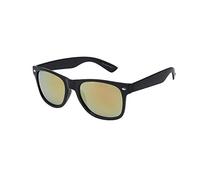 ASVP Shop® Mens Womens Classic Mirror Sunglasses Vintage Retro (Black/Pink Mirror)