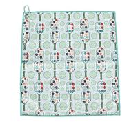 ASVP Shop Pickleball Towel Stylish 15x17 Inch Microfiber Athletic Towels with Carabiner Clip - The Ultimate Pickleball Towel for All Pickleball Fans (Green)