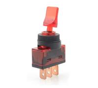 ASW-14D DC12V 20A Indicator Panel Mounting ON-OFF Car Toggle Switch Red, Green, Yellow, Blue IDGTTLDF(1PCS Red)