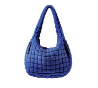 ASWACA Puffer Quilted Shoulder Bag for Women, Oversized Padding Shoulder Bag Puffy Hoho Bag Trendy Tote Bag 2024, Army Green, L