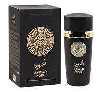 Aswad Noir Eau De Parfum for Men - 100ml | Luxurious Arabian Scent Fragrance Spray with Oud, Vanilla & Amber