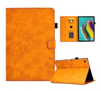 AsWant Case for Samsung Galaxy Tab S5e 10.5 SM-T720/T725 2019 Tablet - Senior PU Leather Ultra Thin Protective Cover Case Compatible with Galaxy Tab S5e Case (Orange)
