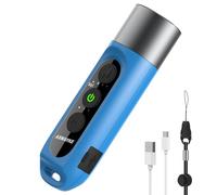aswayke Electronic Whistle Highest IPX5 Maximum Sound 125db Battery 1000mAh Blue for Coaches Teacher, Sports Whistle