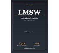 ASWB Masters Exam Study Guide: Complete LMSW review with 1,342 practice questions and full rationales, written to the blueprint effective 3 August 2026