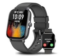 ASWEE Smart Watch for Men Women, Fitness Watch with Intelligent Reminders and Phone Calls, Activity Trackers with Heart Rate Sleep Monitor, 1.85" Touch Screen Pedometer for Android iOS