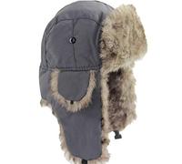 ASWER Trapper Warm Russian Trooper Hat Winter Skiing Cap Women Men Windproof, Grey, One size