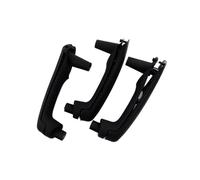 ASXWRTBC 1J0867179A 1J0 867172A Left Right Side Car Black Inner Door Pull Grab Handle Trim Cover Kit Compatible for Jetta Mk4 1999-2005 Golf 4