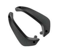 ASXWRTBC 1Pair Car Door Handle Carbon Fiber Look Inner Door Handle Manual Glass Panel Compatible for Ford Fiesta 2011-20 Interior Accessories
