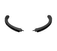 ASXWRTBC 2 Pcs Front Black Car Inner Handle Interior Door Panel Pull Compatible for BMW X5 E53 Right & Left