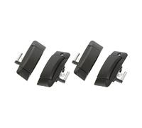 ASXWRTBC 2X Car Left & Right Outside Exterior Black Door Handle Compatible for Nissan 350Z 2003-2009 80607-CD41E 80607-CD41D