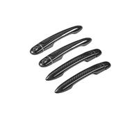 ASXWRTBC 4 Pcs Car Carbon Fiber Door Handle Shell Protective Decorative Stickers Compatible for New Smart 453 Forfour Car Accessories Exterior