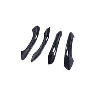 ASXWRTBC 4PCS Car Door Handle Covers Trims Compatible for Porsche Panamera 971 2017up Side Door Trims Covers Real Carbon Fibrer Dry Sticker(Matte Black)
