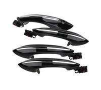 ASXWRTBC 4PCS Car Outer Exterior Door Handle Set with Light Compatible for-BMW 5 6 7 Series 530 640 740 F07 F10 F11 F06 F12 F13 F01 F02