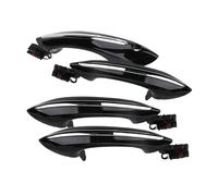 ASXWRTBC 4PCS Car Outer Exterior Door Handle Set with Light Compatible for BMW 5 6 7 Series 530 640 740 F07 F10 F11 F06 F12 F13 F01 F02