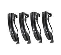 ASXWRTBC 4Pcs Car Smart Sensor Exterior Door Handle Compatible for Audi Q7 2007-2015 4L0837205A 4L0837205B 4L0837207A Black