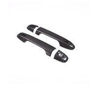 ASXWRTBC 4Pcs Carbon Fiber Car Exterior Side Door Handle Frame Cover Trim Compatible for Toyota 86 and Subaru BRZ 2012-2022