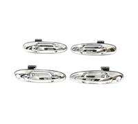 ASXWRTBC 4Pcs Compatible for Toyota Land Cruiser LC100 4500 4700 1998-2007 Car Front Rear Left Right Exterior Outside Door Handle