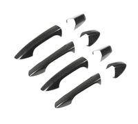 ASXWRTBC 4pcs Exterior Door Handle Cover with Cap Carbon Fiber LHD Replacement Compatible for Mercedes-Benz W204 W212 W218 W207 GLA
