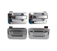 ASXWRTBC 4Pcs/Set Car Front and Rear Exterior Door Handle Parts Accessories Compatible for Ford F-150 2004-2014 9L3Z-1522405-BA 9L3Z-1626604-AA