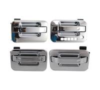 ASXWRTBC 4Pcs/Set Car Front and Rear Exterior Door Handle Replacement Compatible for Ford F-150 2004-2014 9L3Z-1522405-BA 9L3Z-1626604-AA