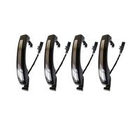ASXWRTBC 4PCS Smart Sensor Exterior Door Handle 4L0837205A 4L0837205B 4L0837207A Compatible for Audi Q7 2007-2015 Car Accessories(4Pcs New Black)