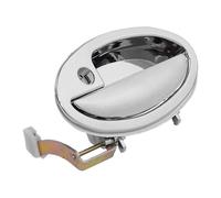 ASXWRTBC 4X Car Exterior Outside Door Handle Chrome Cover Front Rear Left Right Compatible for LIFAN 520 520I Lifan Breez