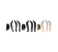 ASXWRTBC 4X Car Leather Inner Outer Door Pull Handle Trim Cover Compatible for BMW X3 X4 F25 F26 2010-2017 Only for Left Hand Drive(1 PCS)