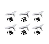 ASXWRTBC 6X Chrome Car Inner Interior Door Handle Repair Kit Compatible for Mercedes W204 X204 Inner Trim Cover(Right)