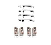 ASXWRTBC 8PCS Chrome Out and Interior Door Handle Compatible for Toyota Camry 2002 2003 2004 2005 2006 RH:69205-AA030-B0 LH:69206-AA030-B0