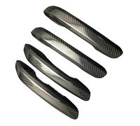 ASXWRTBC Accessories Carbon Fiber Door Handle Cover Compatible for Audi A4 A5 S4 S5 RS4 RS5 B9 2017 2018 Car Styling(2door with Sensor)