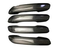 ASXWRTBC Accessories Carbon Fiber Door Handle Cover Compatible for Audi A4 A5 S4 S5 RS4 RS5 B9 2017 2018 Car Styling(4door Without Sensor)