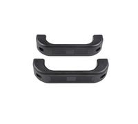 ASXWRTBC Black Aluminum Alloy Car Interior Door Handle Trim Accessories Compatible for Land Rover Defender 90 110 130 2004-2018 Car Replacement Part