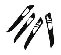 ASXWRTBC Black Car Interior Door Handle Panel Cover Trim Strip Accessories Compatible for Benz W166 ML GL 2012-2015 GLS GLE 2016-2019