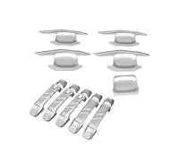 ASXWRTBC Car 4-Door Handle Door Bowl Rear Tail Door Handle Door Compatible for Great Wall Tank 300 Tank 300 2022 2023 2024 ABS Accessories(Chrome Silver)