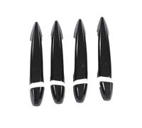 ASXWRTBC Car Door Handle Cover Outer Door Handle Trim Perfect Compatible for Lightweight Carbon Fiber with Sensing Hole Compatible for Decoration Replacement