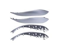 ASXWRTBC Car Door Handle Cover Trim Replace Compatible for BMW F30 F80 F31 F32 F33 F34 F35 F36 3 4 3gt Series 2012-2018 Carbon Look Outer Frame(4 Pcs Silver)