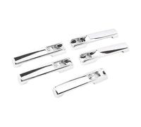 ASXWRTBC Car Exterior Door Grab Handle Cover Trim Compatible for Benz G Class W463 G500 G550 G63 2019 2020 Silver