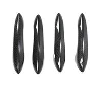 ASXWRTBC Car Exterior Door Handle Cover Carbon Fiber Long Service Life Side Door Handle Protector Deform Proof Compatible for Car
