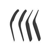 ASXWRTBC Car Interior Door 4 PCS Set Left Right Pull Handle Outer Cover Trim Replacement Compatible for BMW X1 E84 2010-2015 Trim Panel Cover Strip(Black)