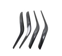 ASXWRTBC Car Interior Door 4 PCS Set Left Right Pull Handle Outer Cover Trim Replacement Compatible for BMW X1 E84 2010-2015 Trim Panel Cover Strip(Carbon Fiber Set)