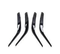 ASXWRTBC Car Interior Door 4 PCS Set Left Right Pull Handle Outer Cover Trim Replacement Compatible for BMW X1 E84 2010-2015 Trim Panel Cover Strip(Piano Black Set)